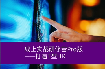 人效管理线上实战研修营Pro版